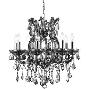 Maria Theresa 9 Light 24 inch Chrome Up Chandelier Ceiling Light